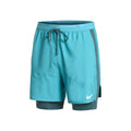 Stride 2in1 5in Hardloopshorts Heren - blauw, grijs