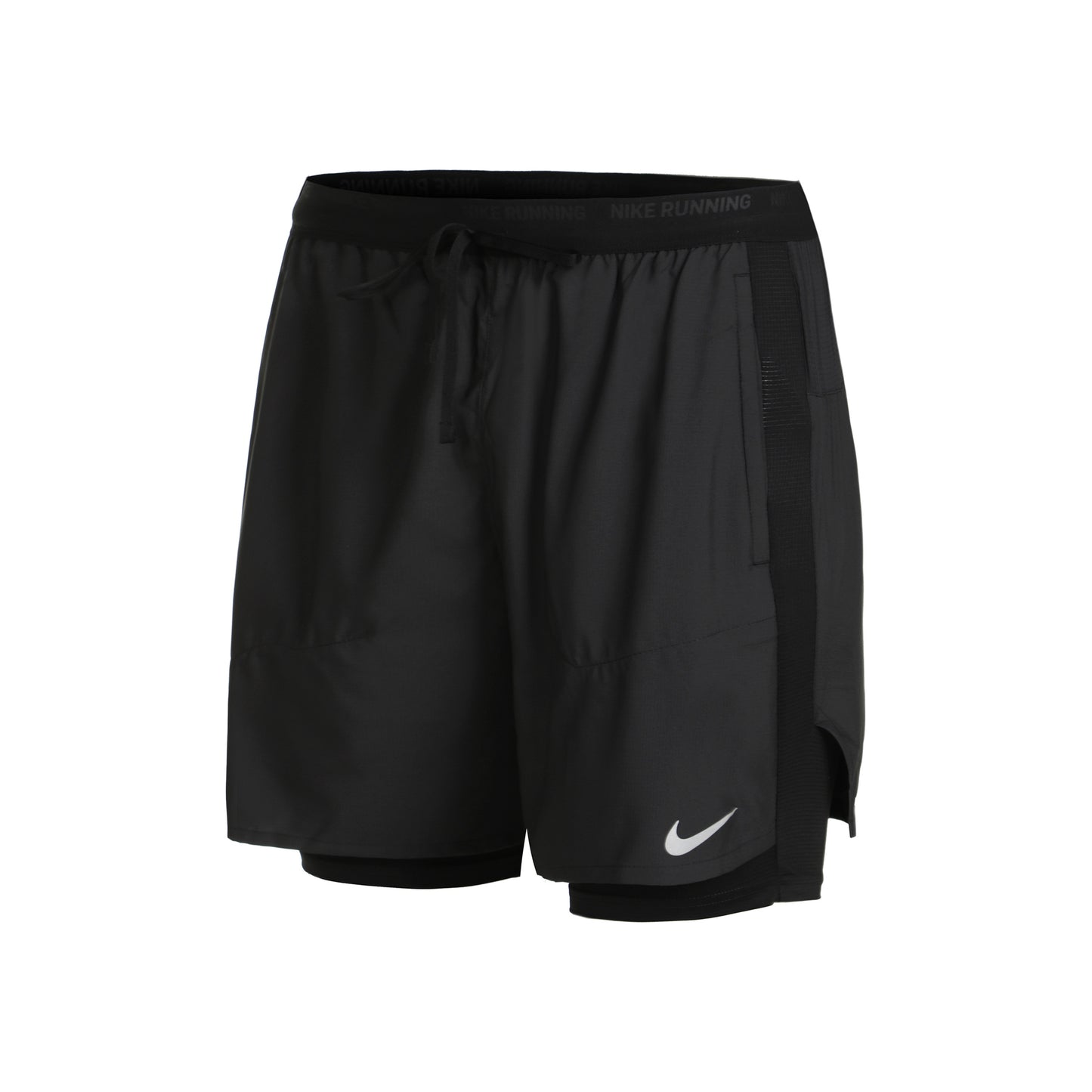 Nike Dri-Fit Stride 2in1 7in Short De Running Hommes-Noir,Gris