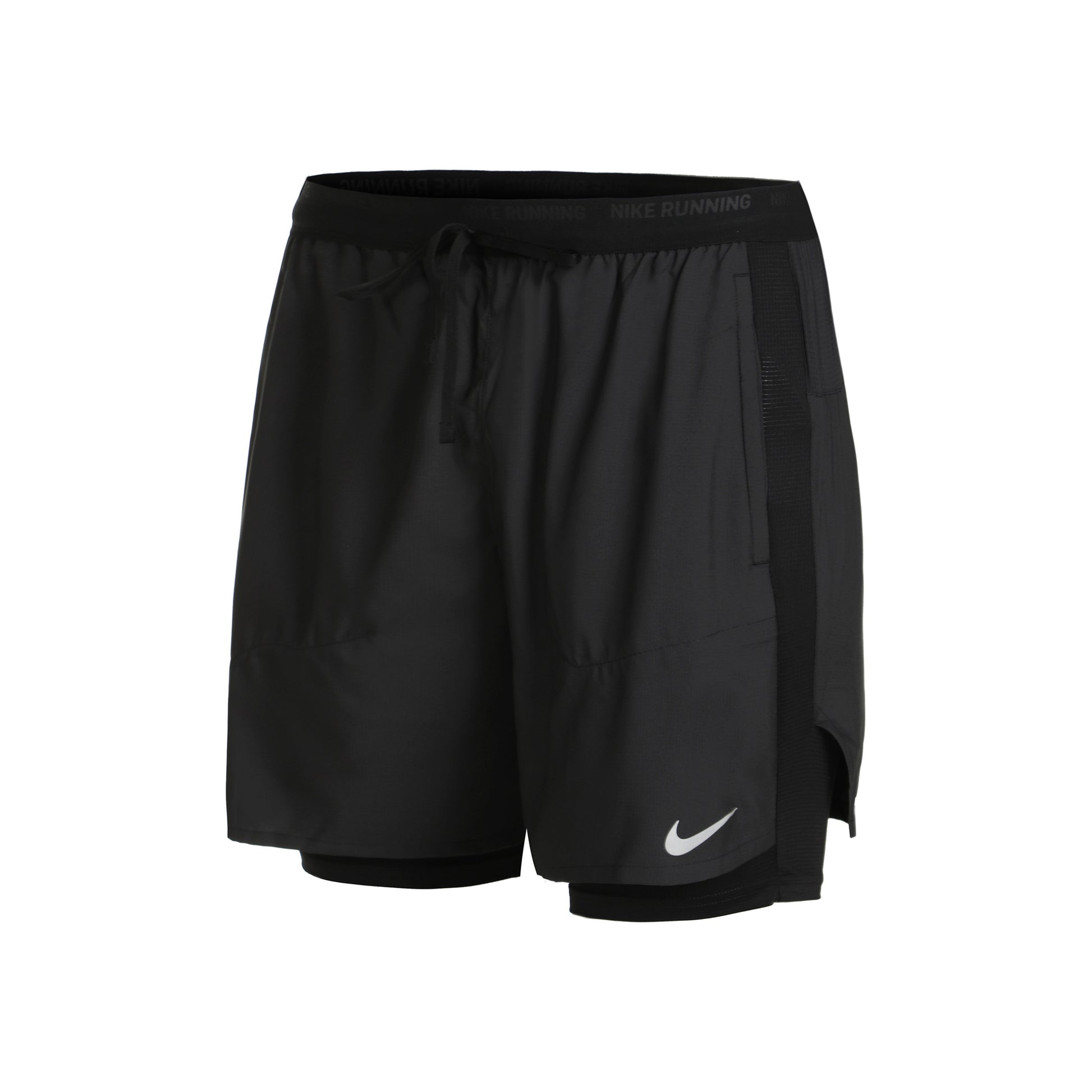 Nike Dri-Fit Stride 2in1 7in Short De Running Hommes-Noir,Gris