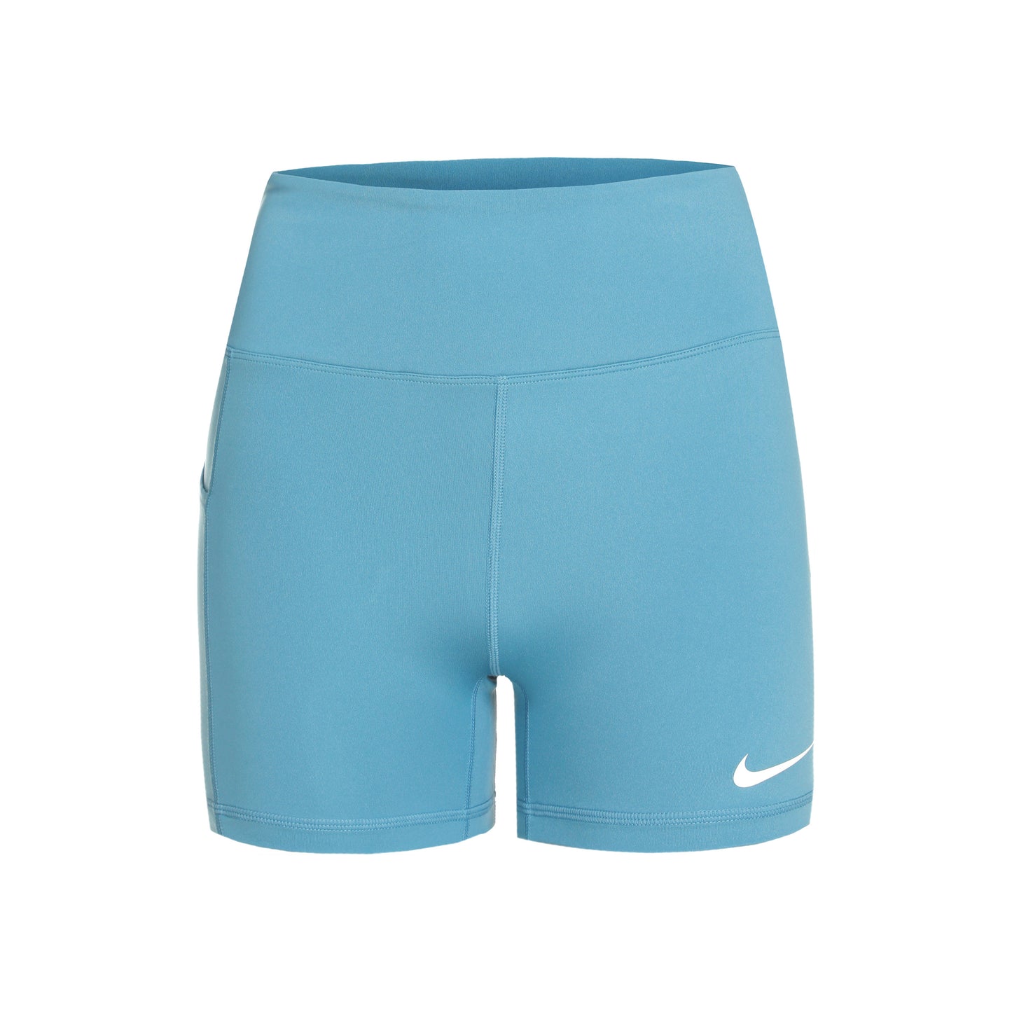 Nike Dri-Fit Heritage 4in Short avec poche-balles Femmes - bleu petrol,