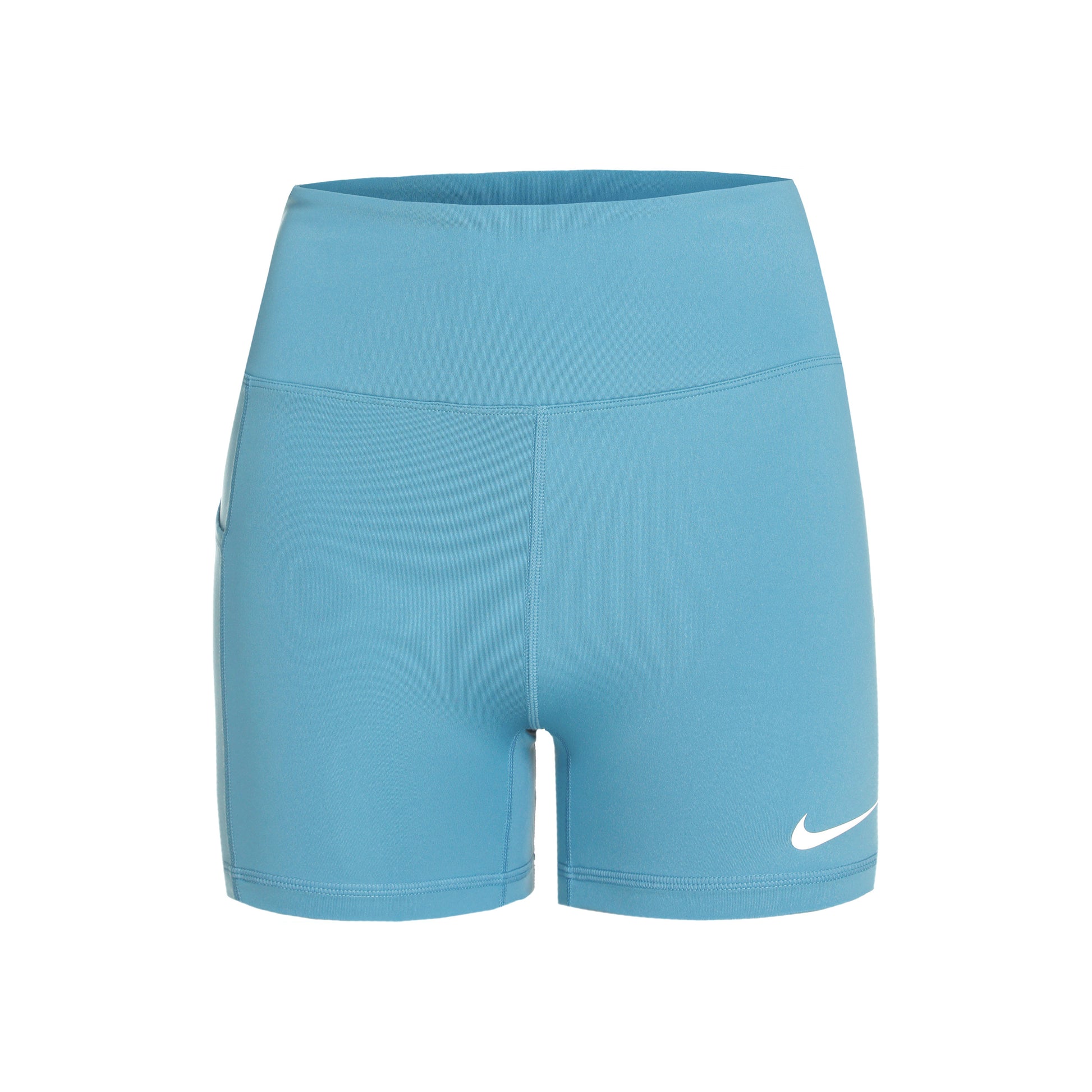 Nike Dri-Fit Heritage 4in Short avec poche-balles Femmes - bleu petrol,