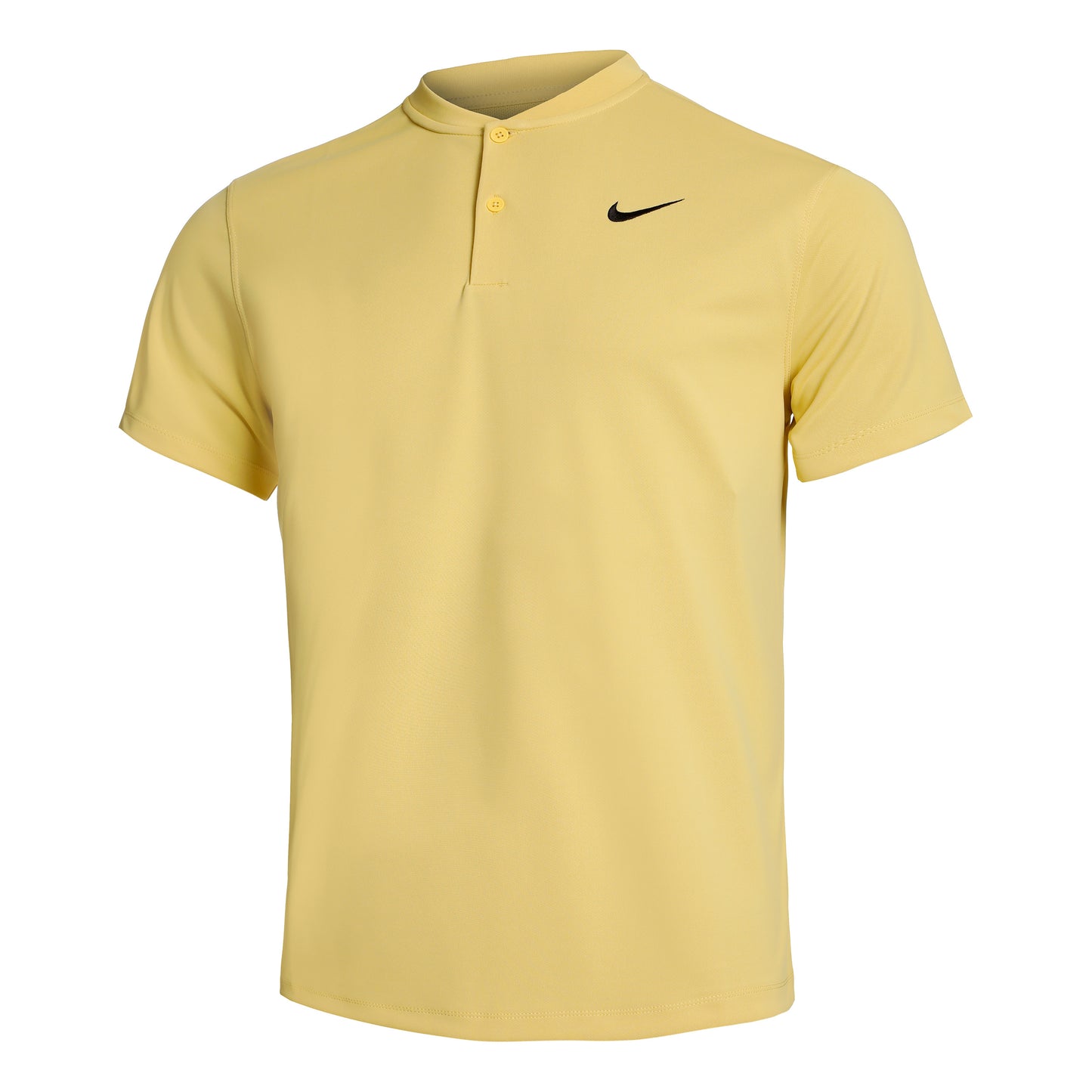 Nike Dri-Fit Court Blade Solid Polo Heren - geel,