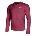 Court Dri-Fit Half-Zip Longsleeve Heren - berry,