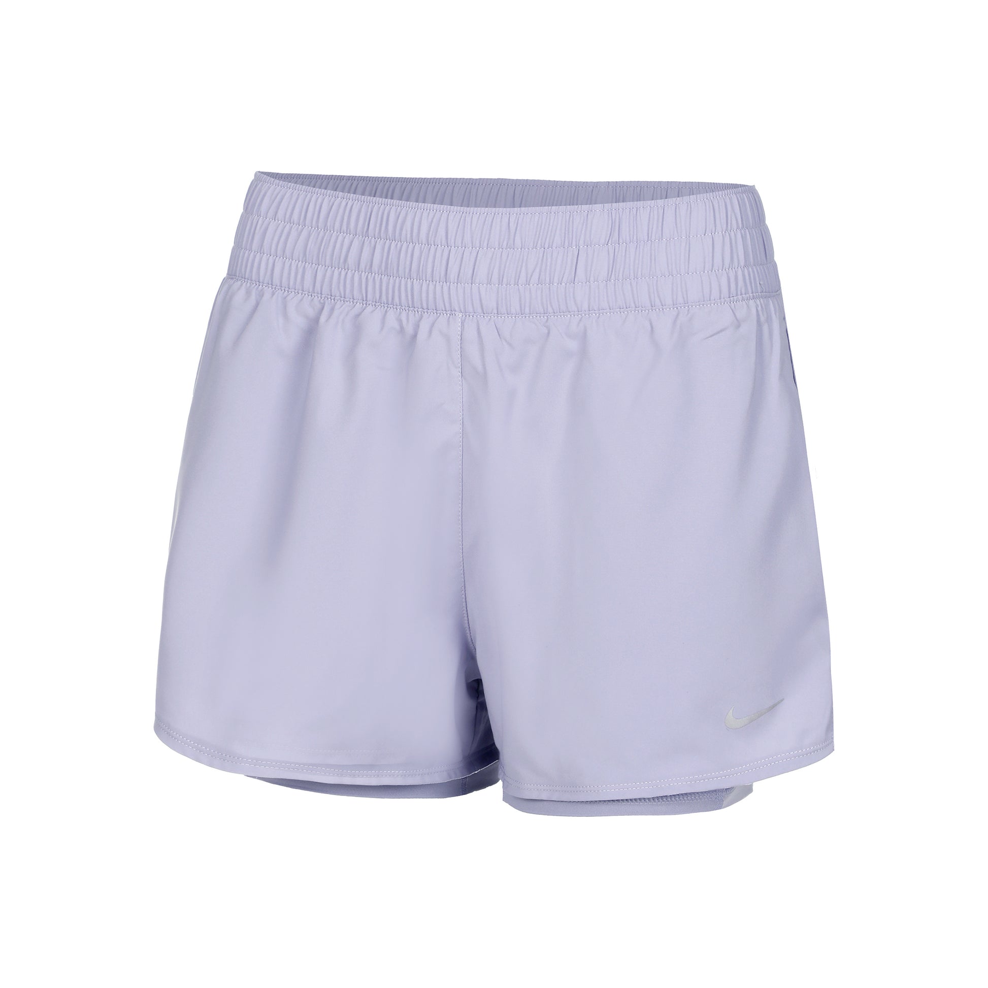 Nike Dri-Fit One High Rise 2in1 3in Shorts Dames - mauve