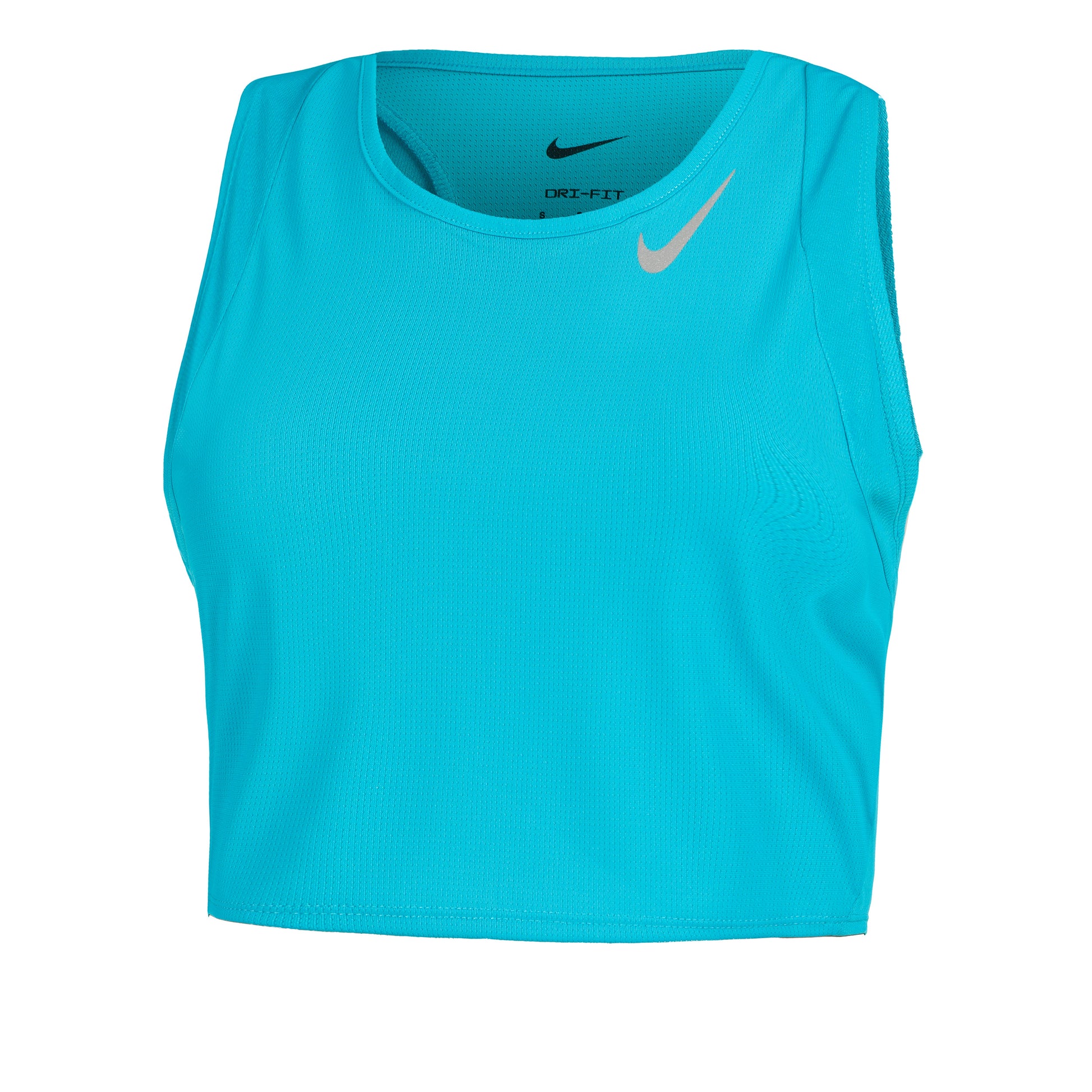 Nike Dri-Fit Fast Crop Maillot De Course Femmes-Turquoise