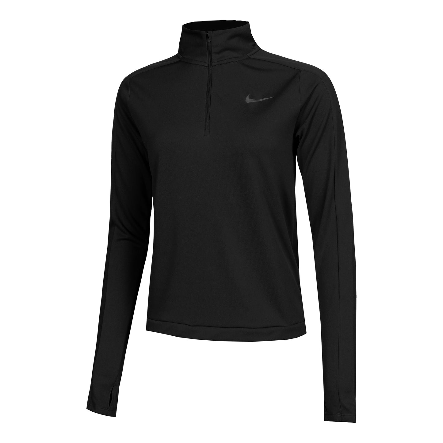 Nike Dri-Fit Pacer 1/4-Zip Haut Manches Longues Femmes-Noir