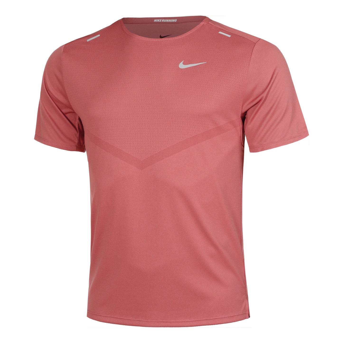 Nike Dri-Fit Rise 365 Running Hardloopshirt Heren - lichtrood,