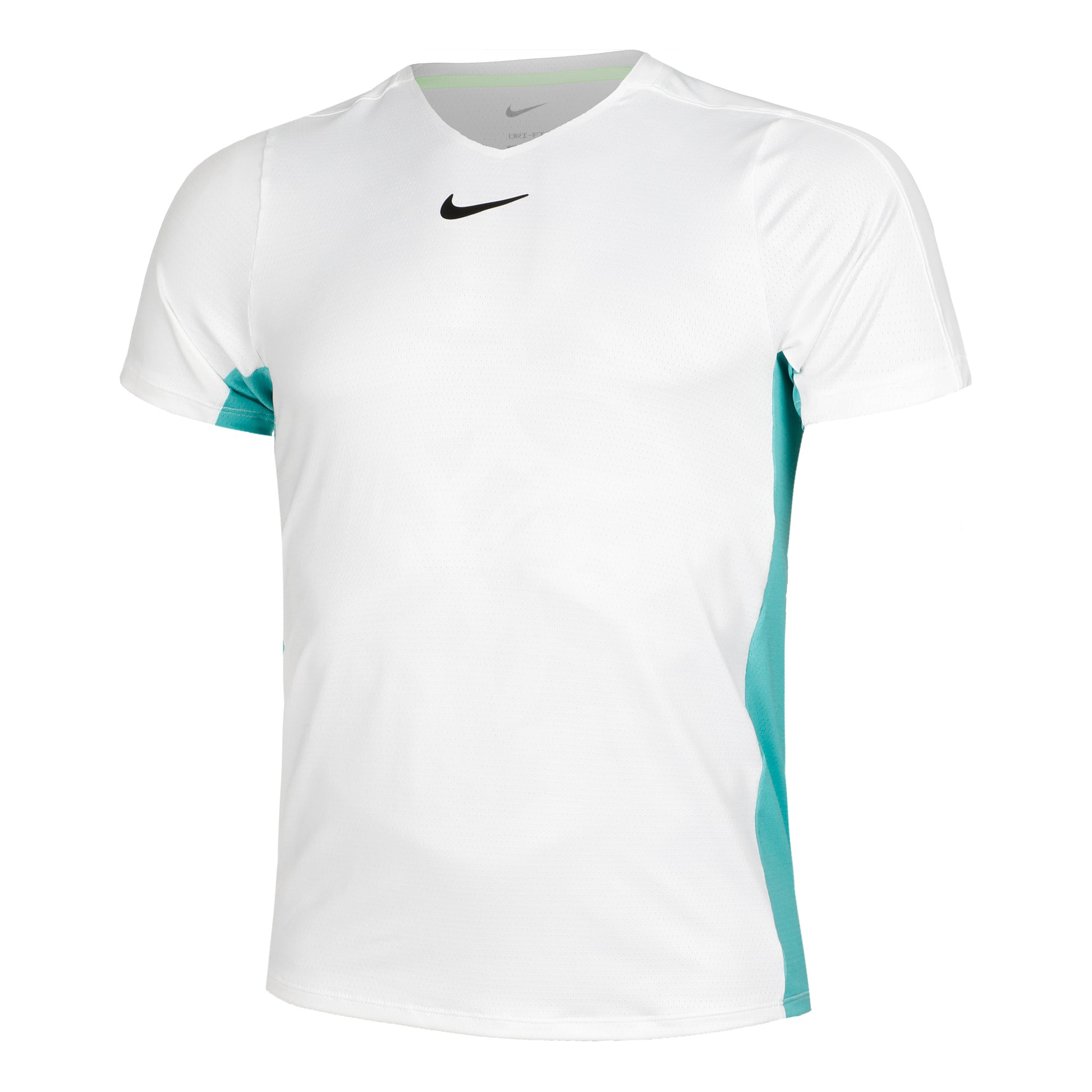 Nike Dri-Fit Court Printed T-shirt Heren-Wit,Turkoois