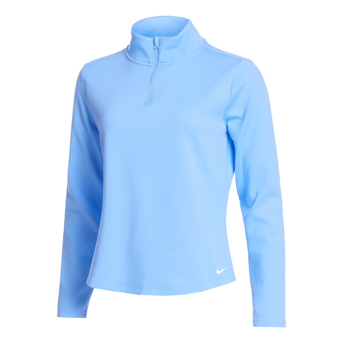 Nike Dri-Fit One Standard Half-Zip Longsleeve Dames - lichtblauw,