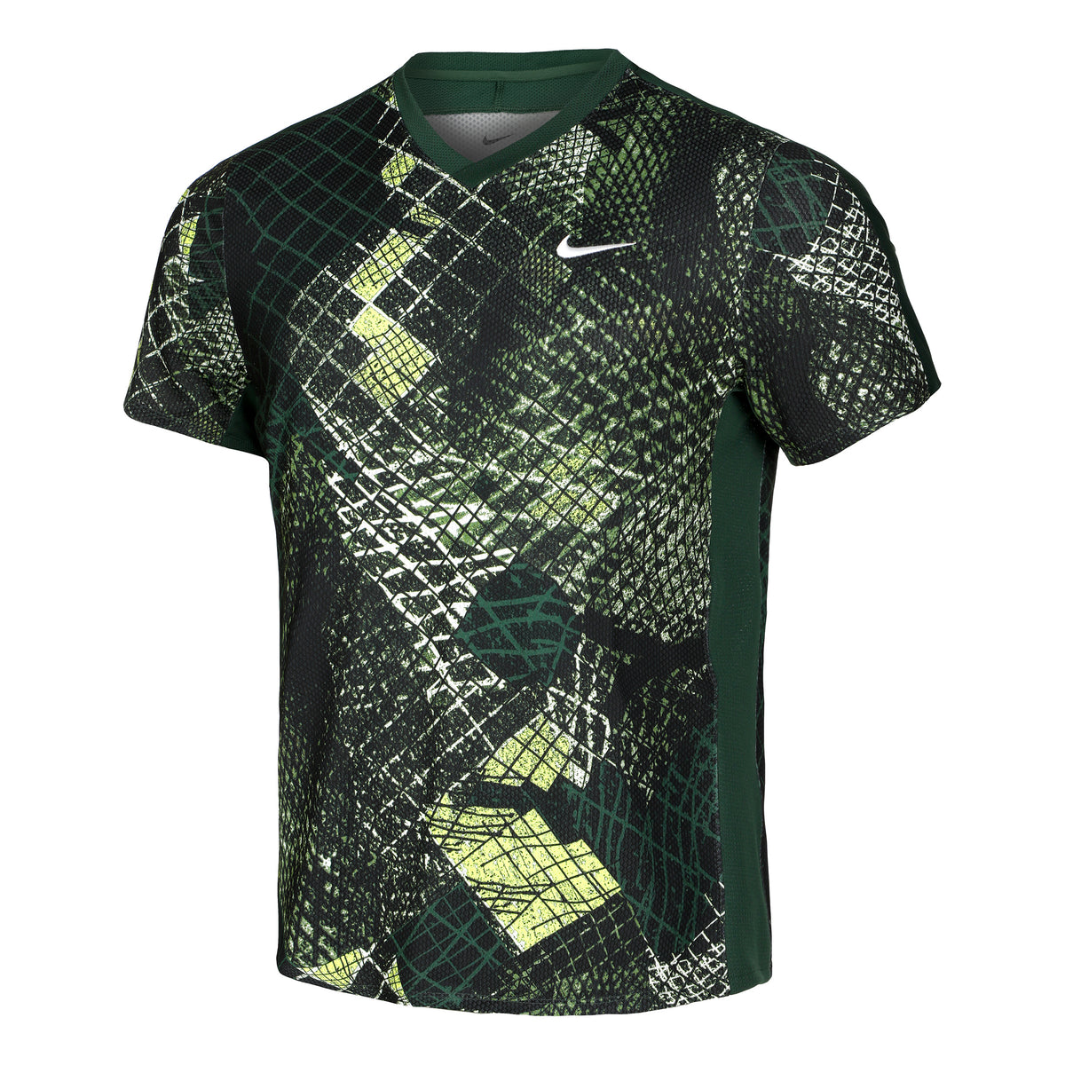 Nike Dri-Fit Court Novelty T-shirt Hommes - vert foncé, multicouleur