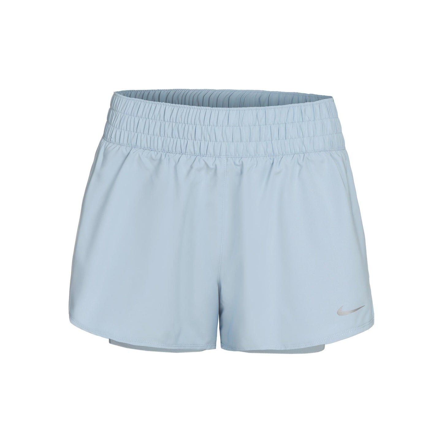 Nike Dri-Fit One Mid Rise 2in1 3in Shorts Dames - lichtblauw,