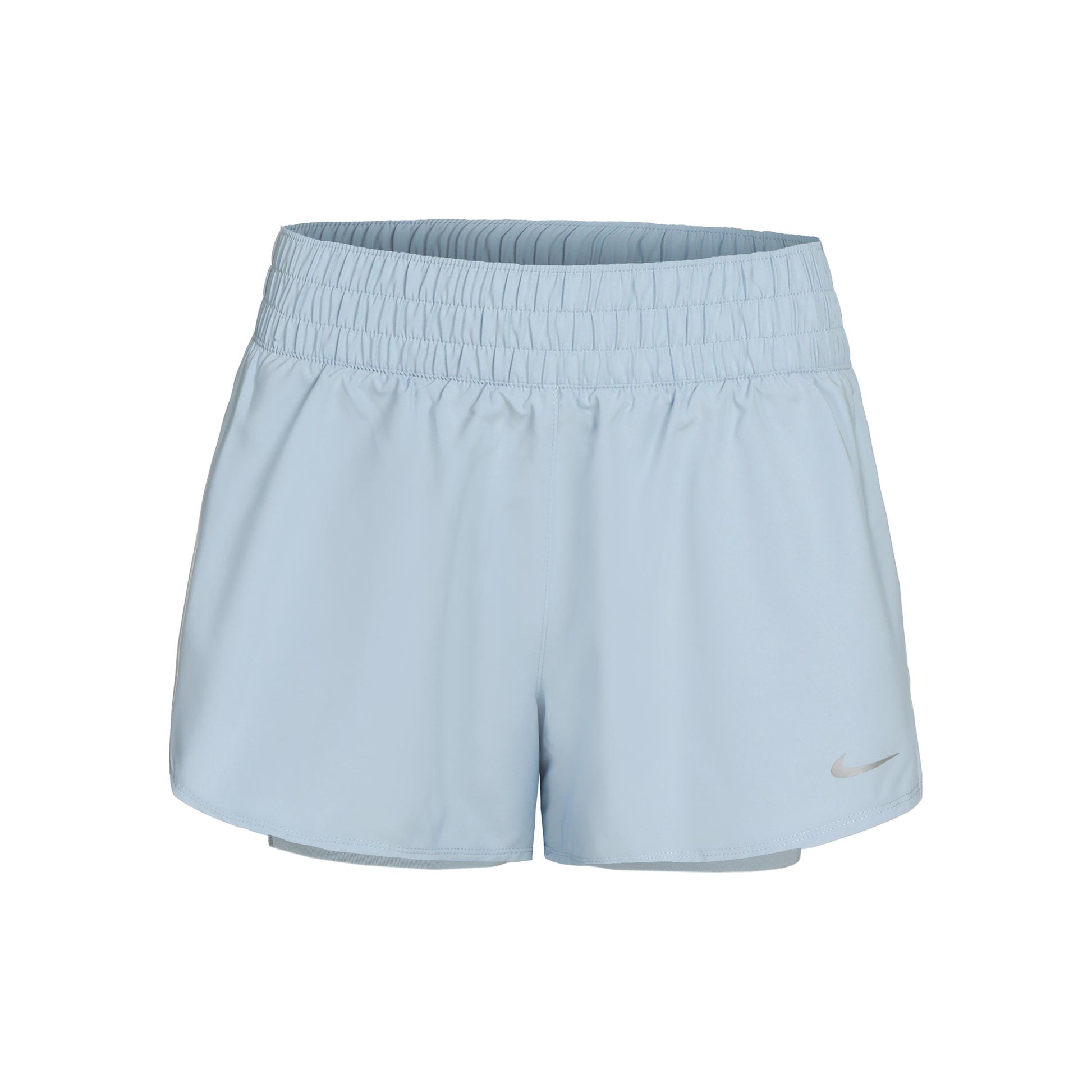Nike Dri-Fit One Mid Rise 2in1 3in Shorts Dames - lichtblauw,