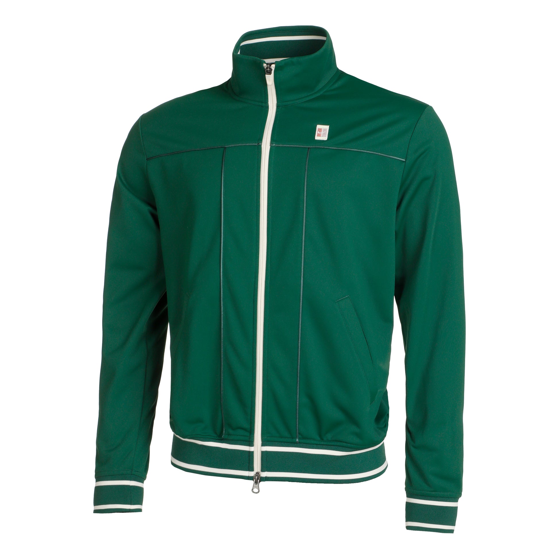 Nike Court Heritage Suit Trainingsjack Heren - donkergroen,
