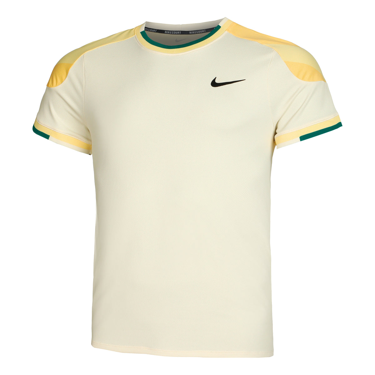 Nike Court Court Dri-Fit Slam T-shirt Hommes - crème, multicouleur