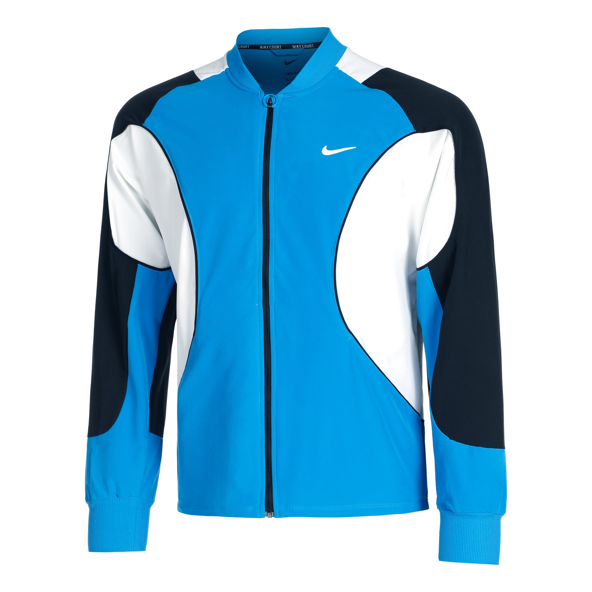 Nike Court Dri-Fit Advantage Trainingsjack Heren - blauw, zwart