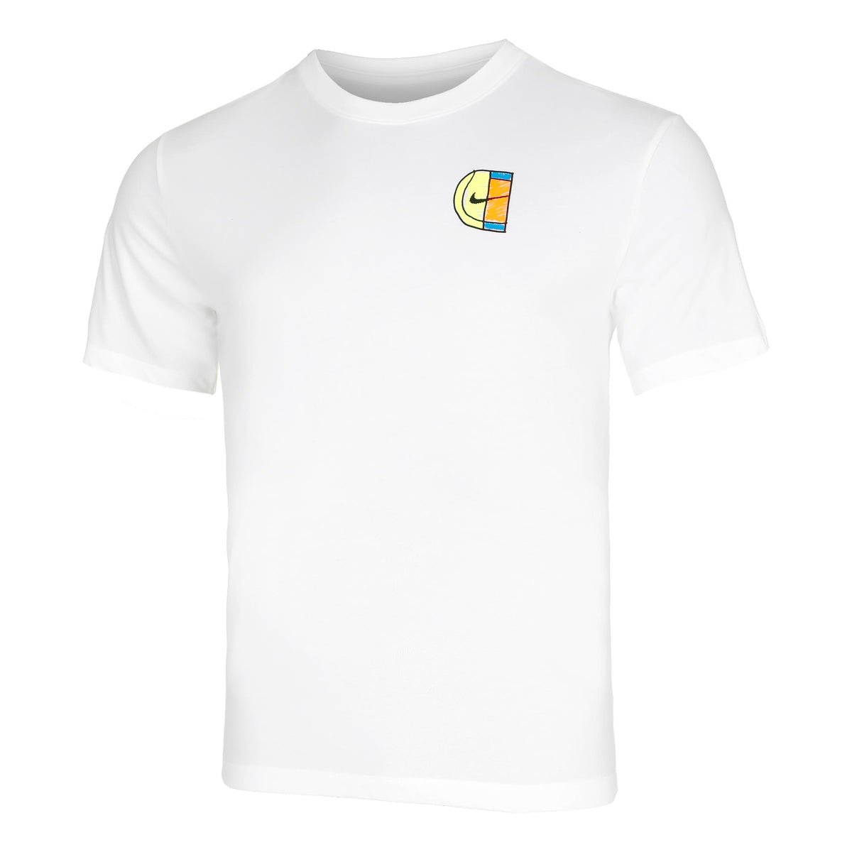 Nike Court Dri-Fit  Open T-shirt Heren - wit,
