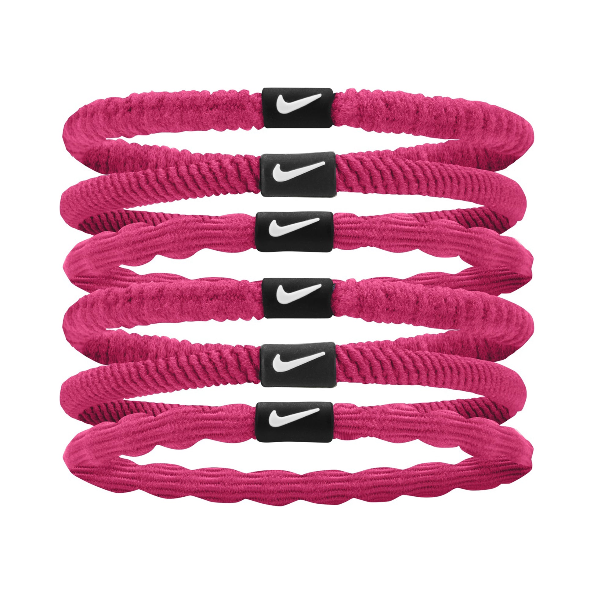 Nike Flex Hair Tie Bandeau Pack de 6 Unisex - pink,