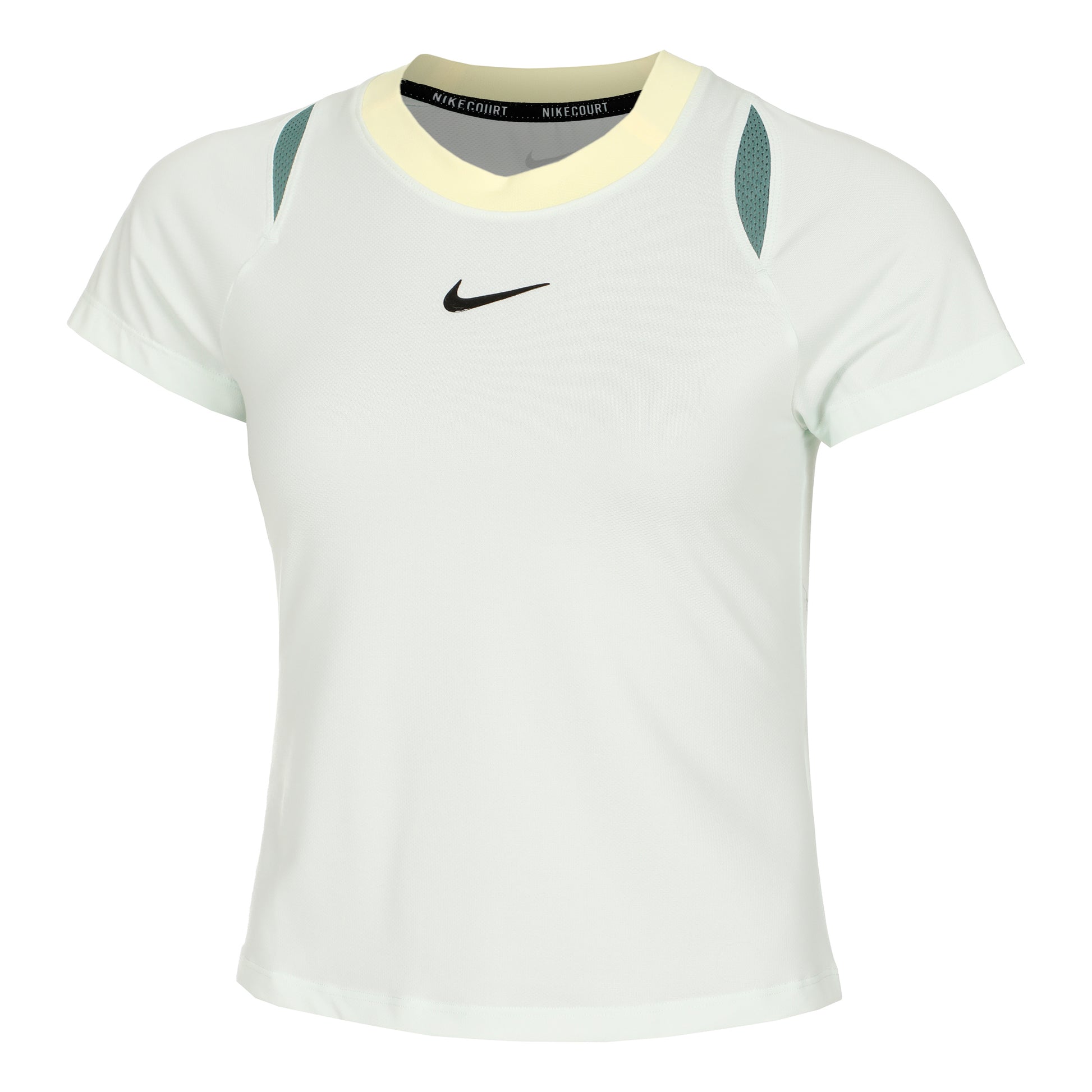 Nike Court Dri-Fit Advantage T-shirt Femmes - vert clair,