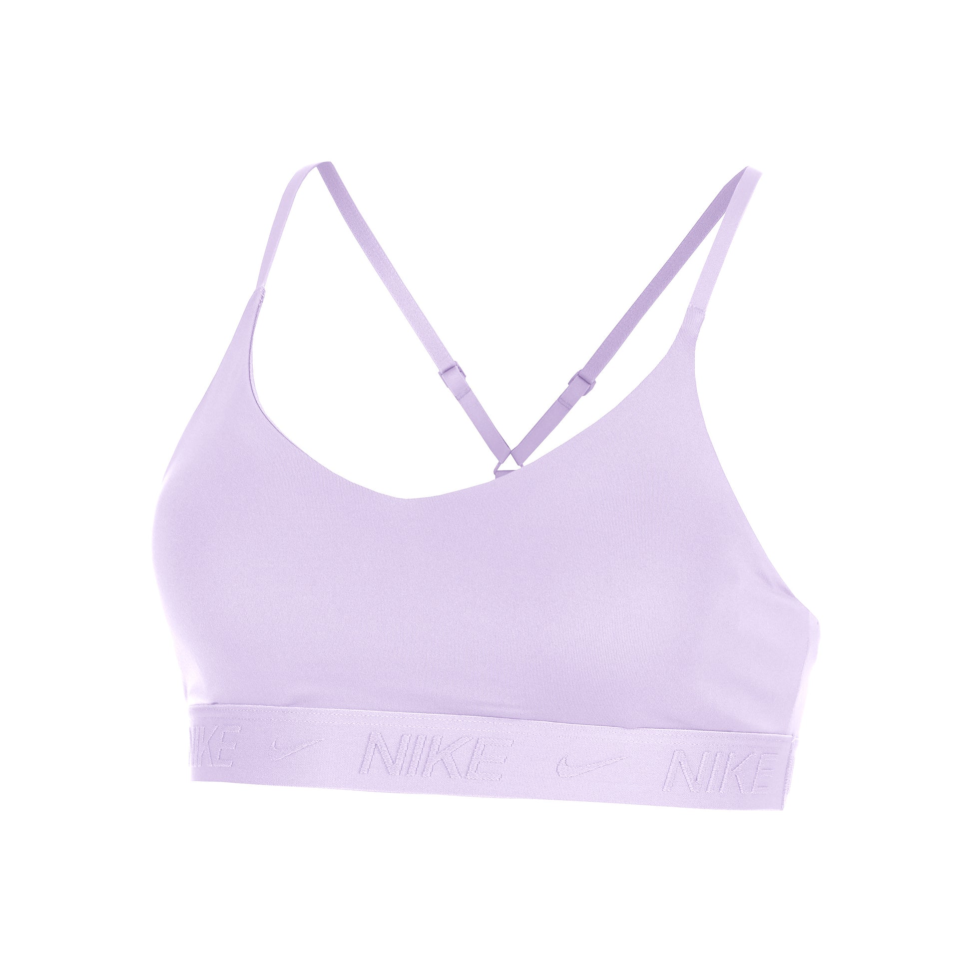 Nike Dri-Fit INDY LGT Support Sport-bh Dames-roze