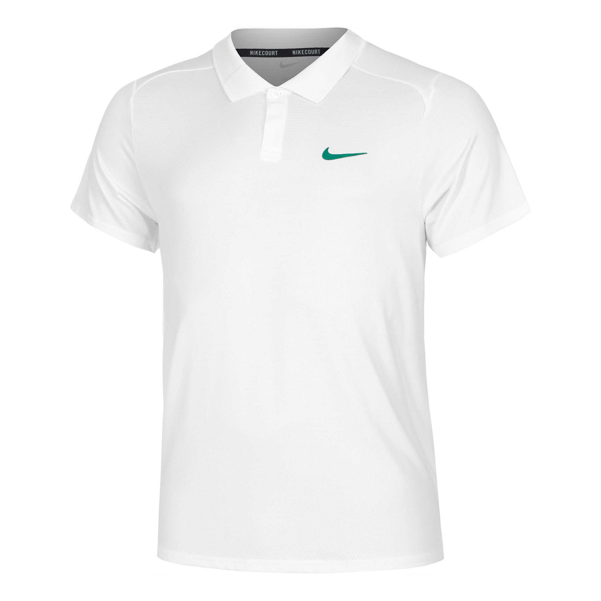 Nike Dri-Fit Court Advantage Polo Hommes-Blanc,Vert