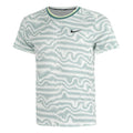 Court Dri-Fit Advantage Print T-shirt Hommes - blanc, vert