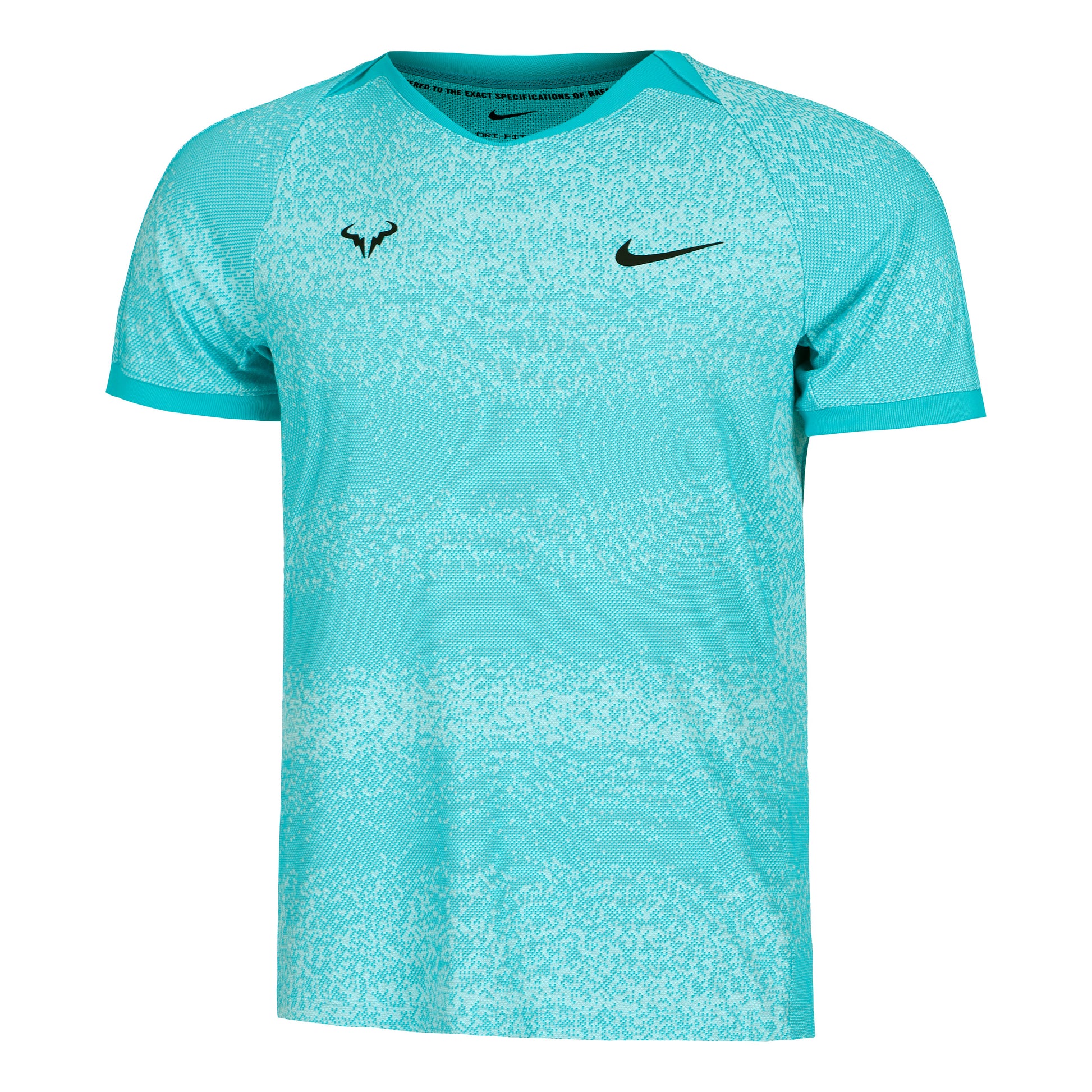 Nike Rafa Court Dri-Fit Advantage T-shirt Heren - turkoois,