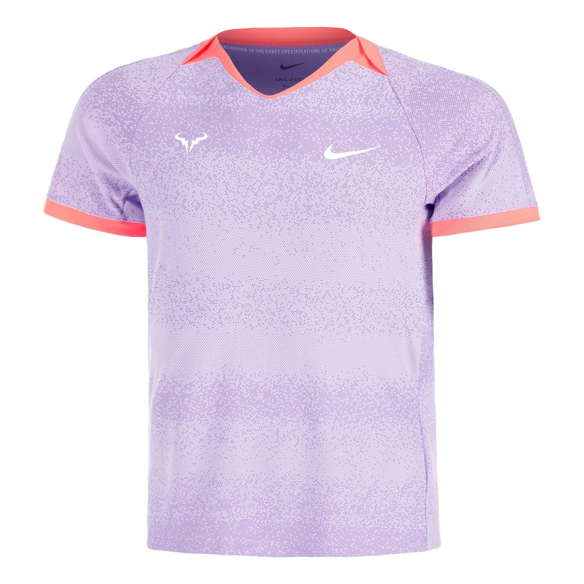 Nike Rafa Court Dri-Fit Advantage T-shirt Hommes - violet, orange