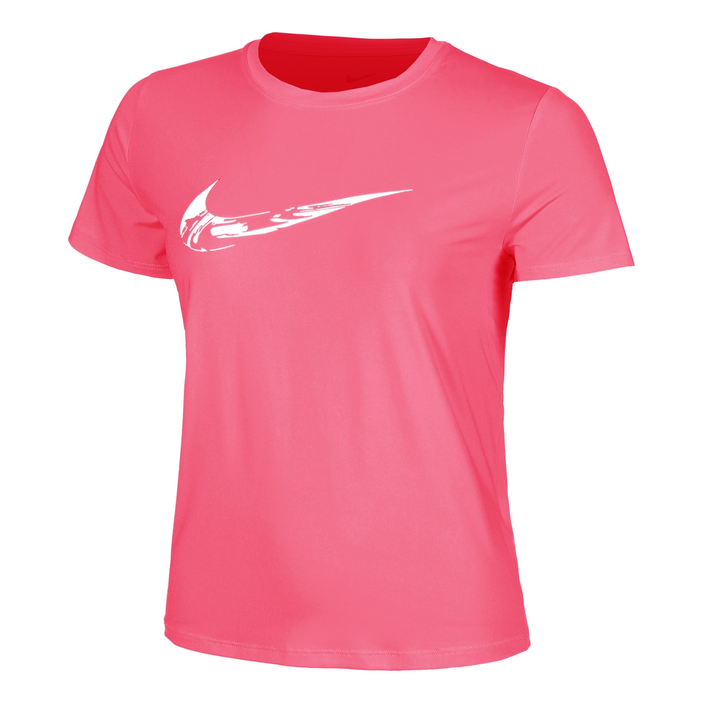 Nike Dri-Fit One Swoosh Hardloopshirt Dames - berry,