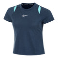 Court Dri-Fit Advantage T-shirt Femmes - bleu foncé, turquoise