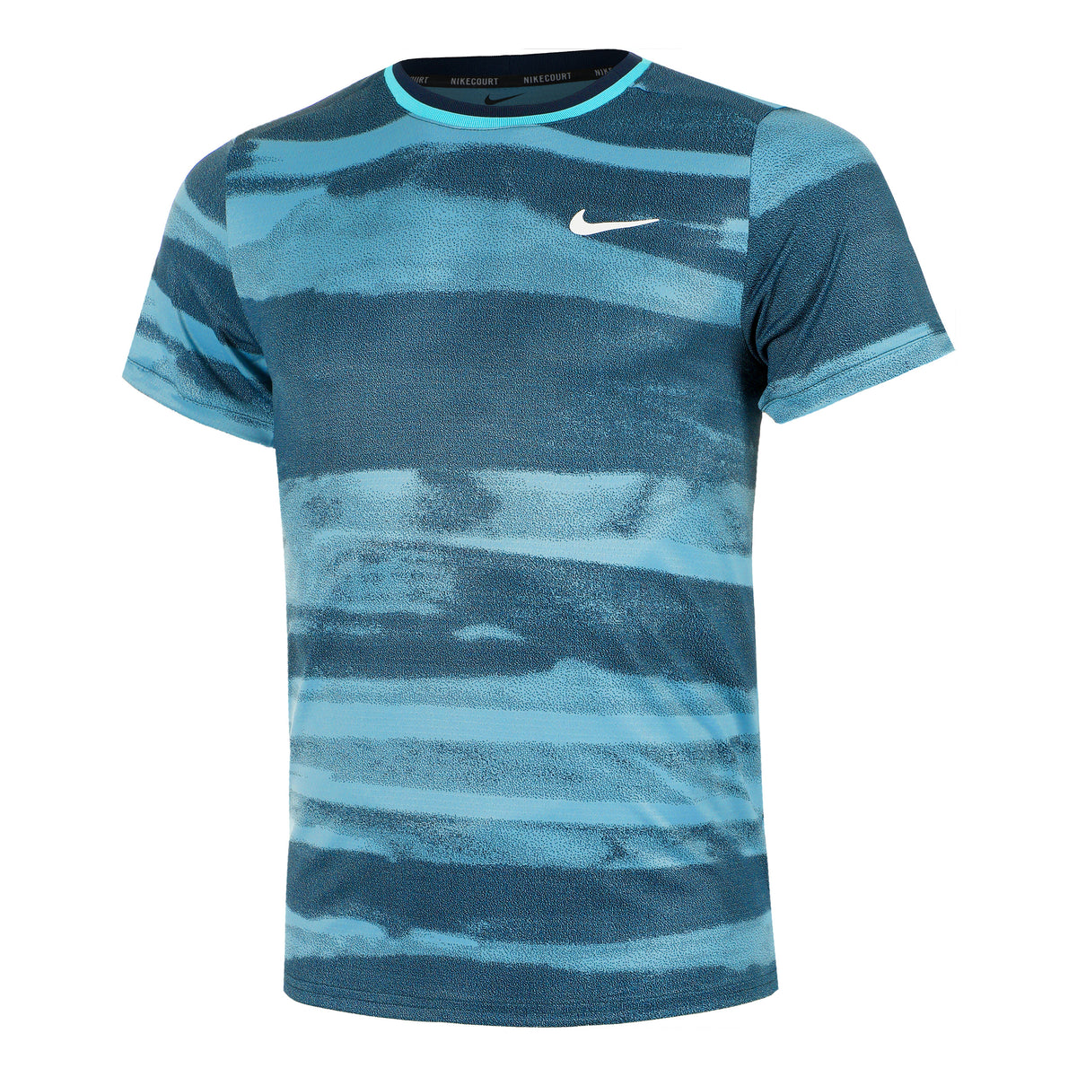 Nike Dri-Fit Advantage Print T-shirt Hommes - turquoise,