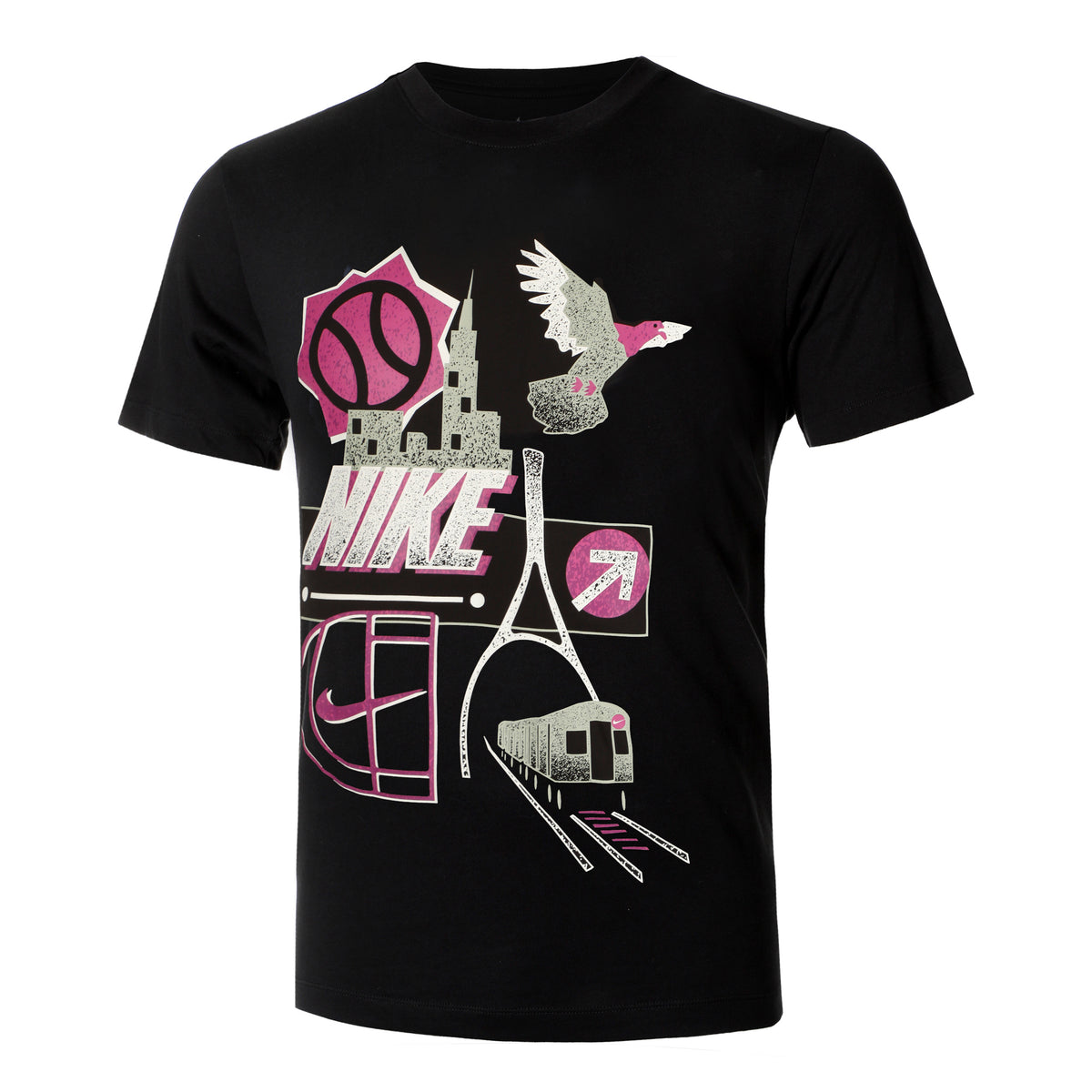 Nike Dri-Fit OC T-shirt Heren - zwart, veelkleurig