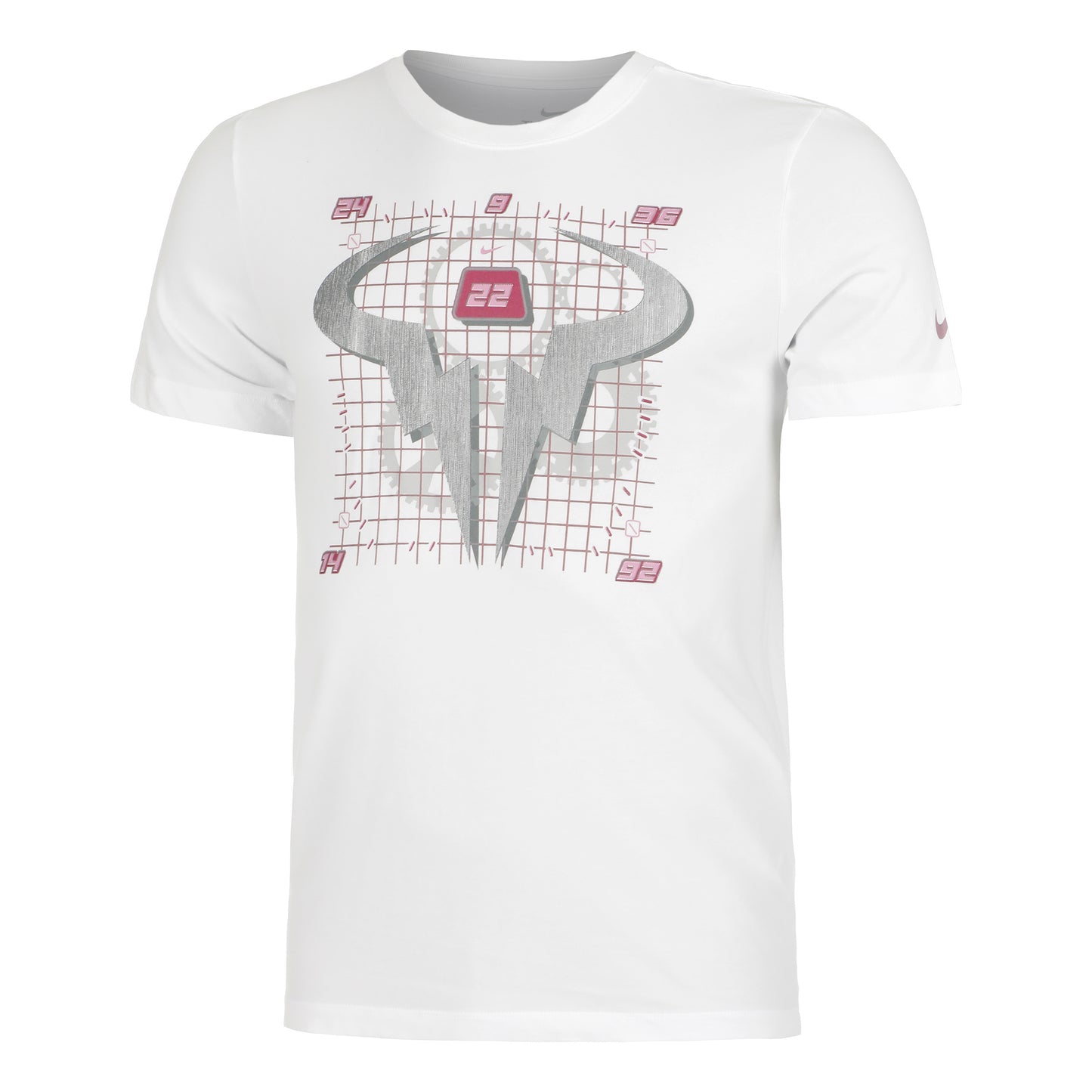 Nike Dri-Fit Rafa OC T-shirt Heren - wit, veelkleurig
