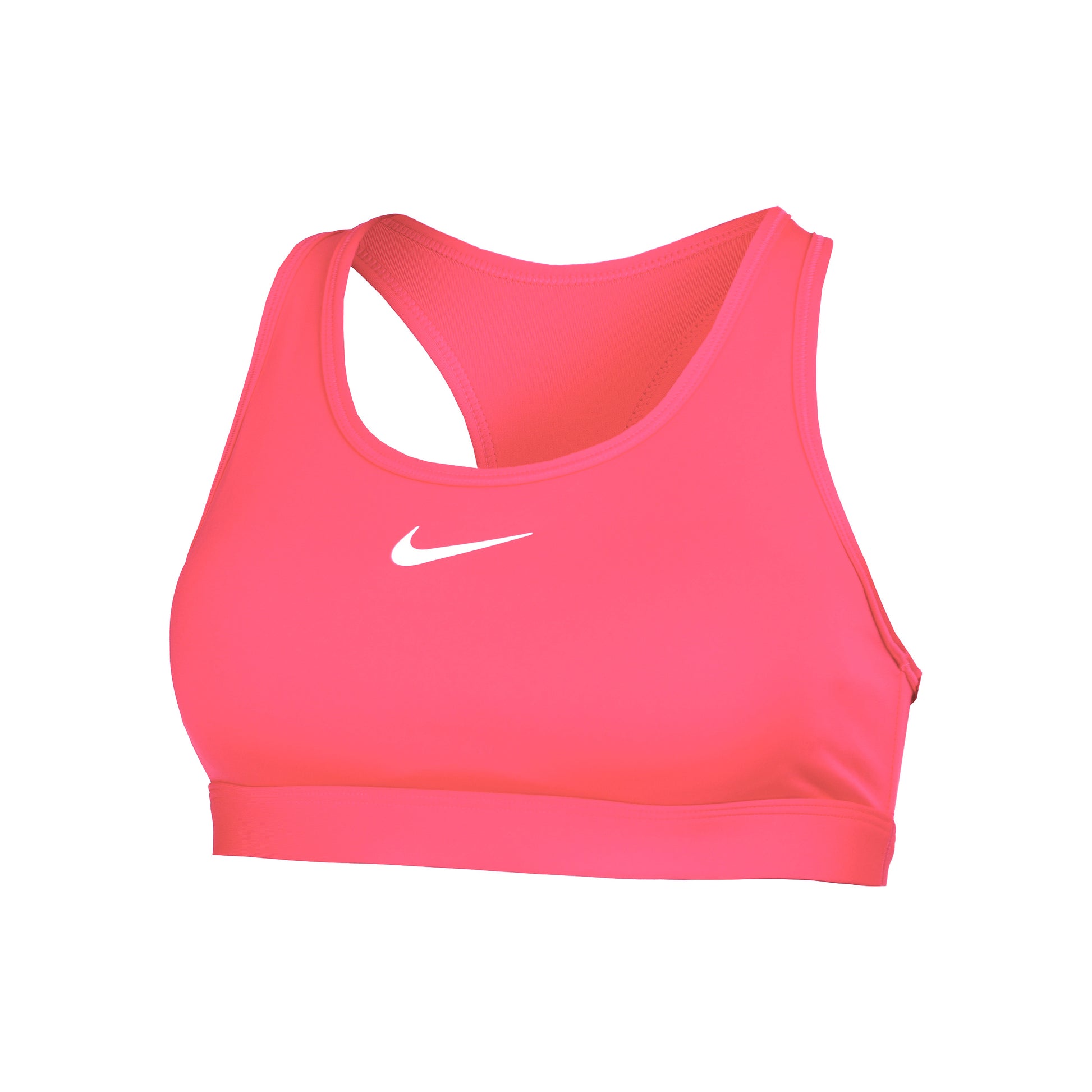 Nike Swoosh MED Support Bra Sport-bh Dames-Pink,Wit