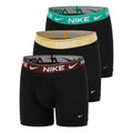 Ultra Comfort Boxershort Verpakking 3 Stuks Heren-Zwart,Veelkleurig