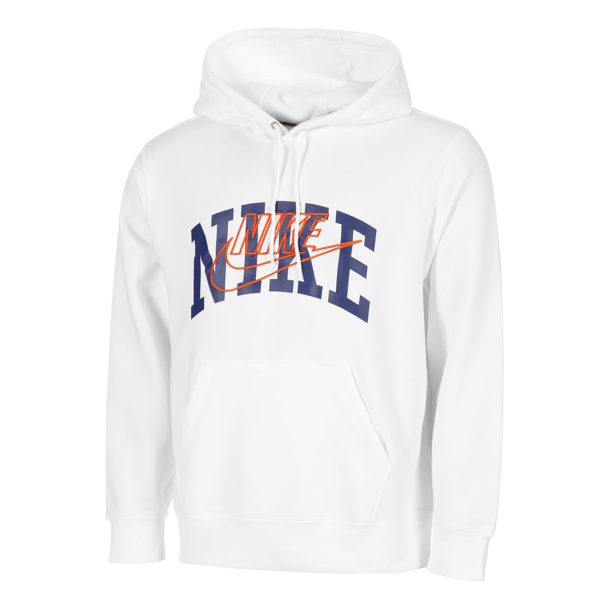 Nike Club Sweater met capuchon Heren - wit,