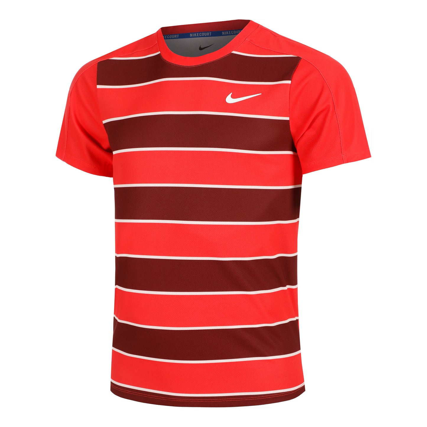 Nike Court Dri-Fit Advantage Slam T-shirt Heren-Rood,Donkerrood