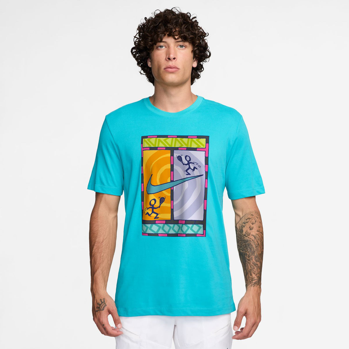 Nike Court Dri-FIT Court T-shirt Hommes - turquoise,