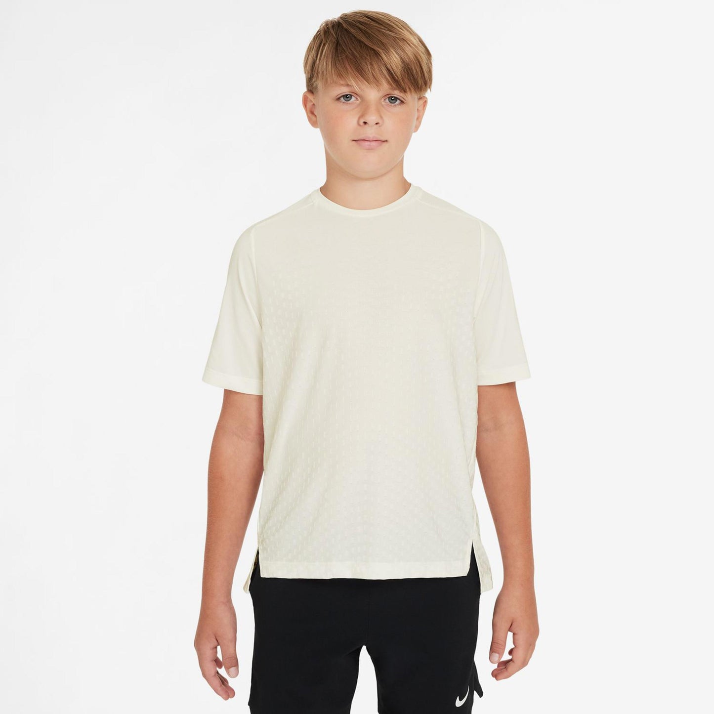 Nike Dri-Fit Advantage Multi T-shirt Kinderen-Crème