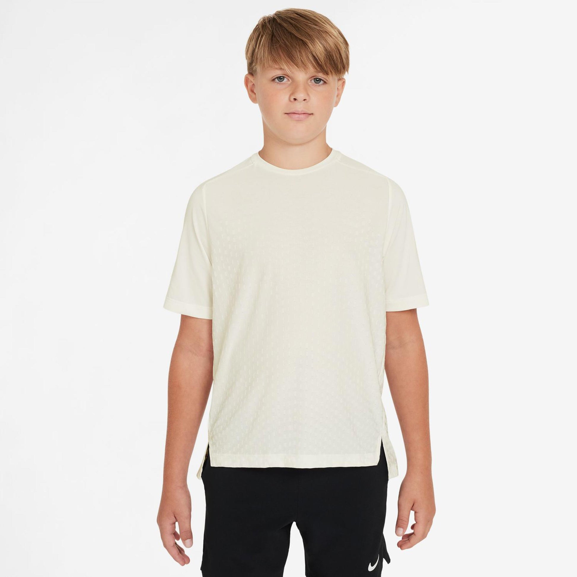 Nike Dri-Fit Advantage Multi T-shirt Kinderen-Crème