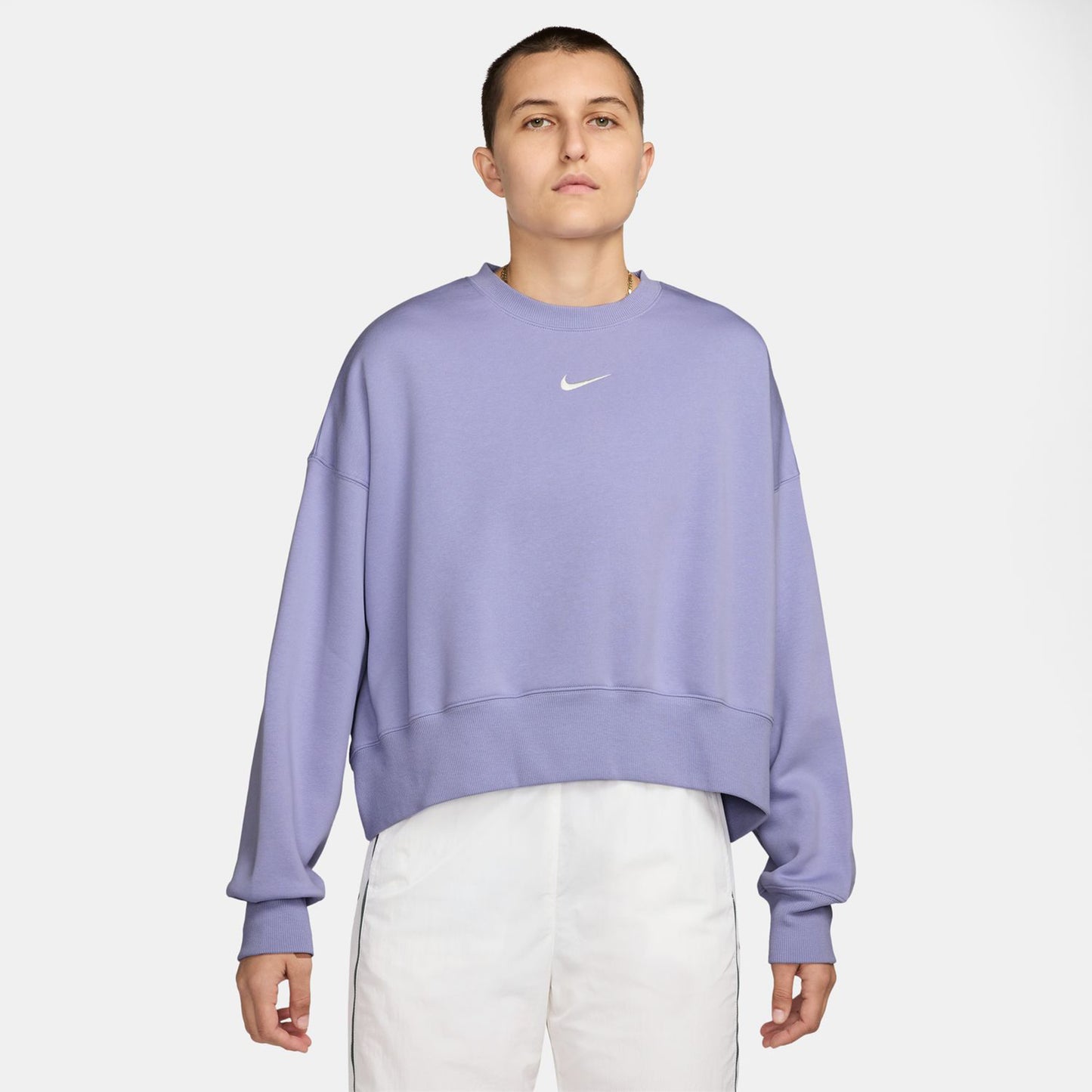 Nike Sportswear Phoenix Fleece Oversized Crew Sweat-shirt Femmes-Lilas