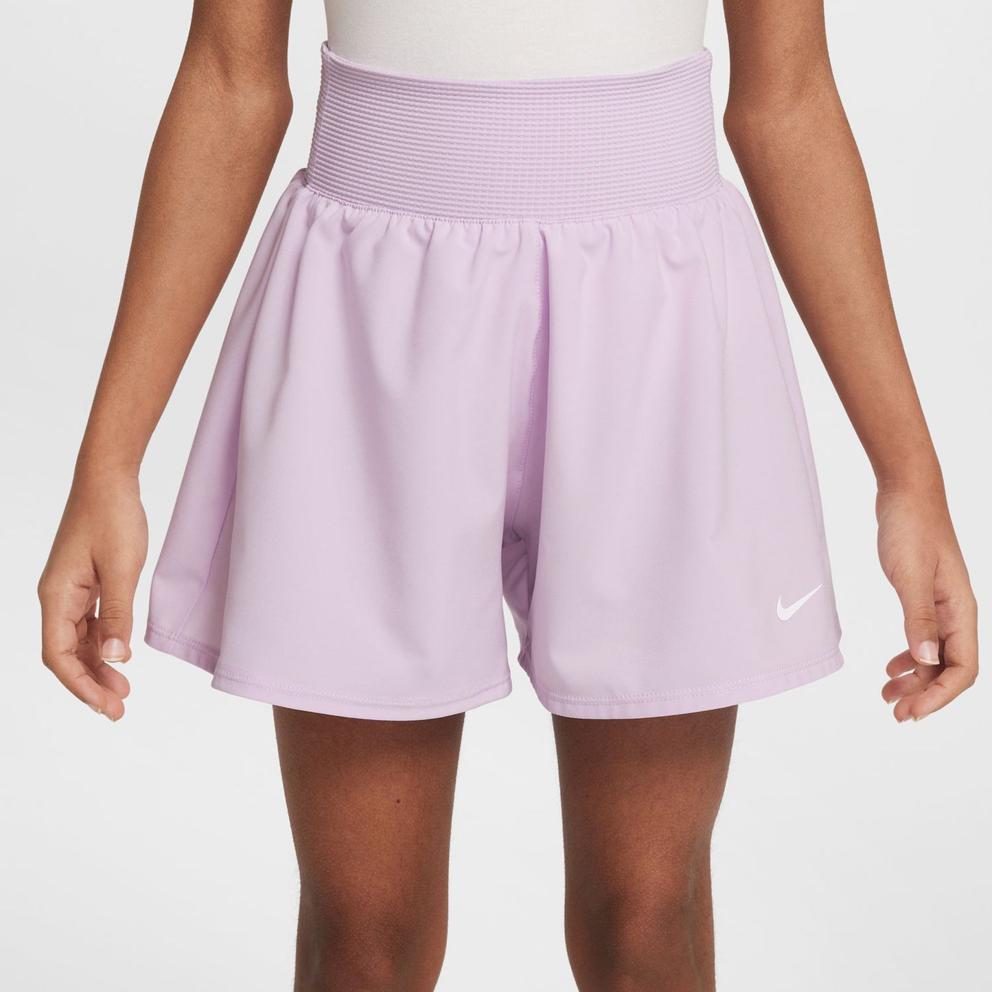 Nike Dri-FIT Sport Short Voor Tennisballen Meisjes-Mauve