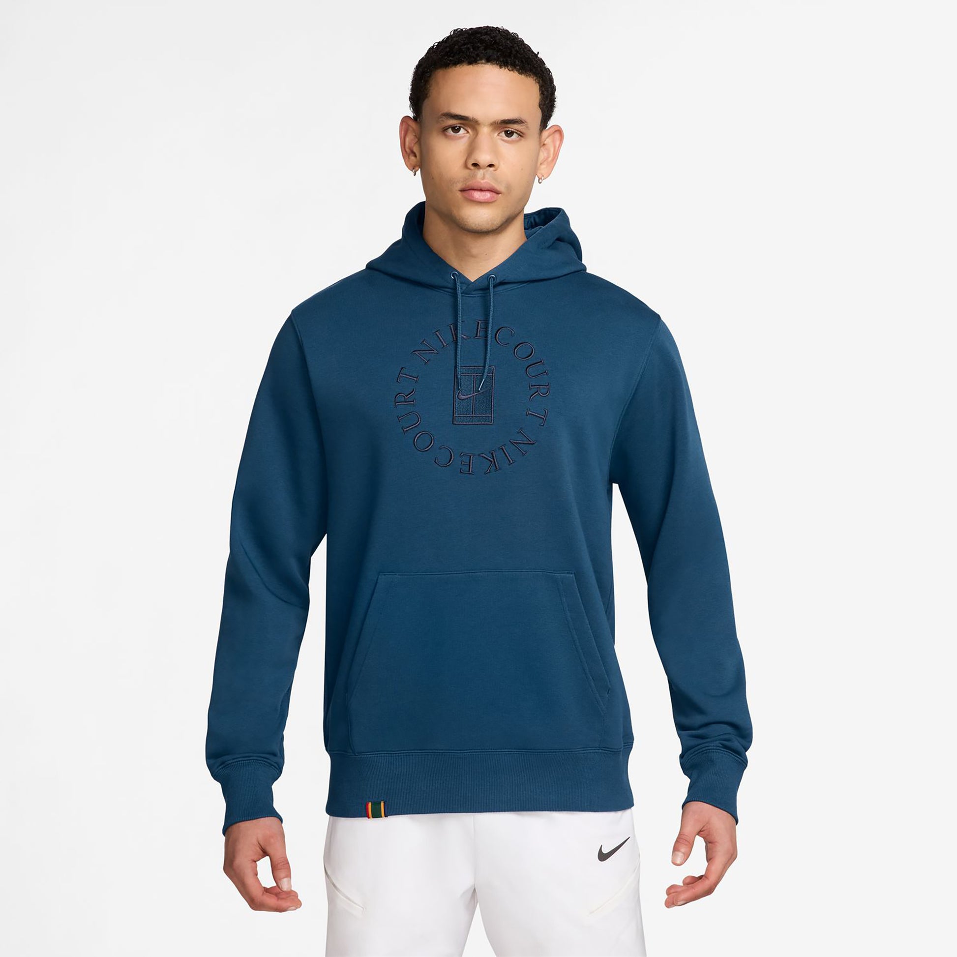 Nike Court Dri-Fit Heritage Sweater Met Capuchon Heren-Blaugrau