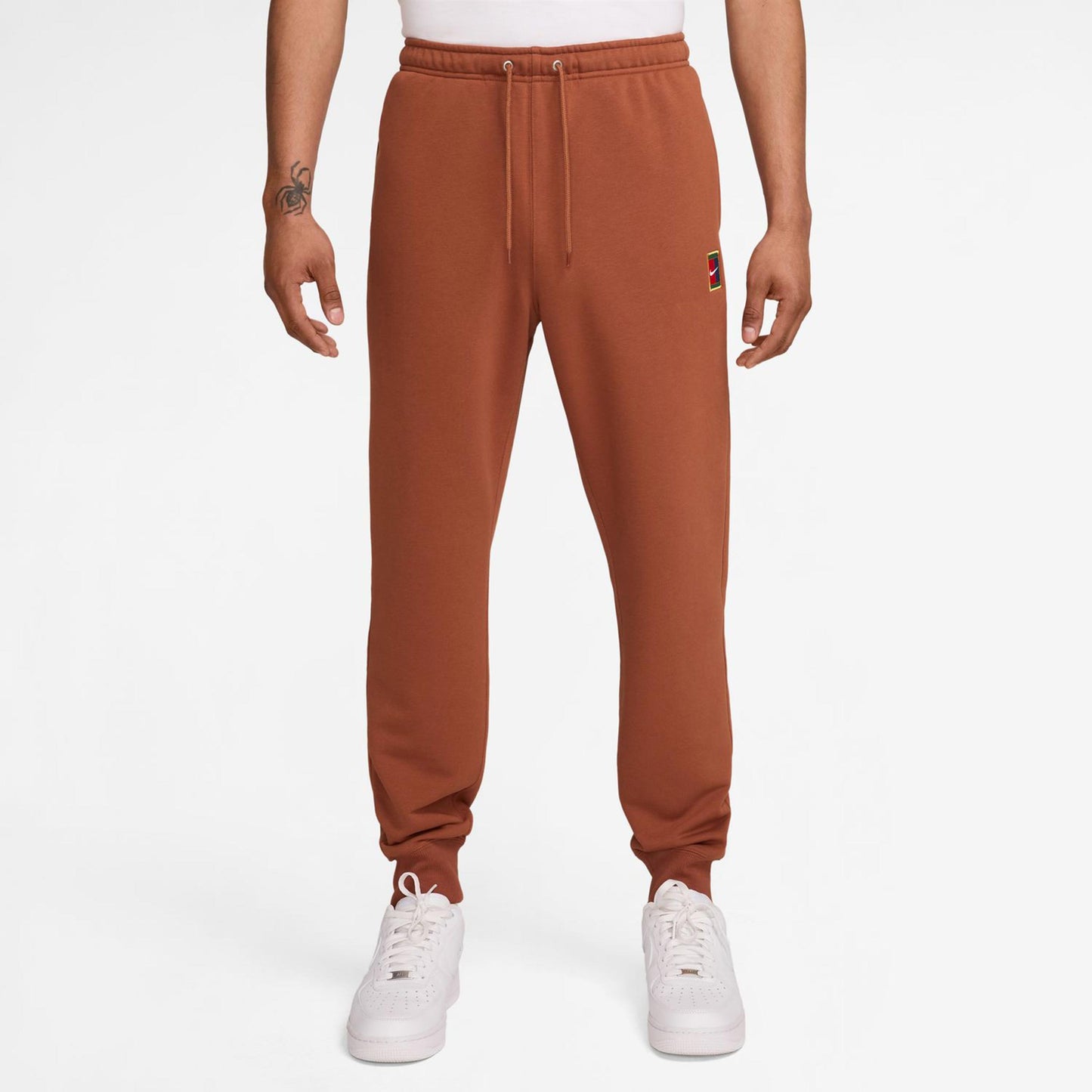 Nike Court Dri-Fit Heritage Fleece Trainingsbroek Heren-Roest