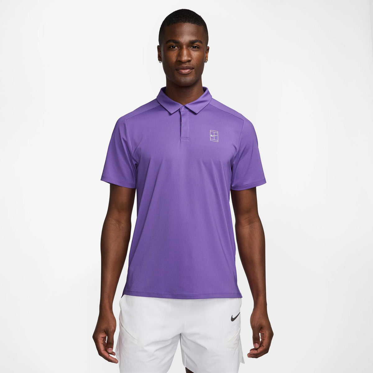 Nike Court Dri-Fit Advantage Polo Heren-Paars