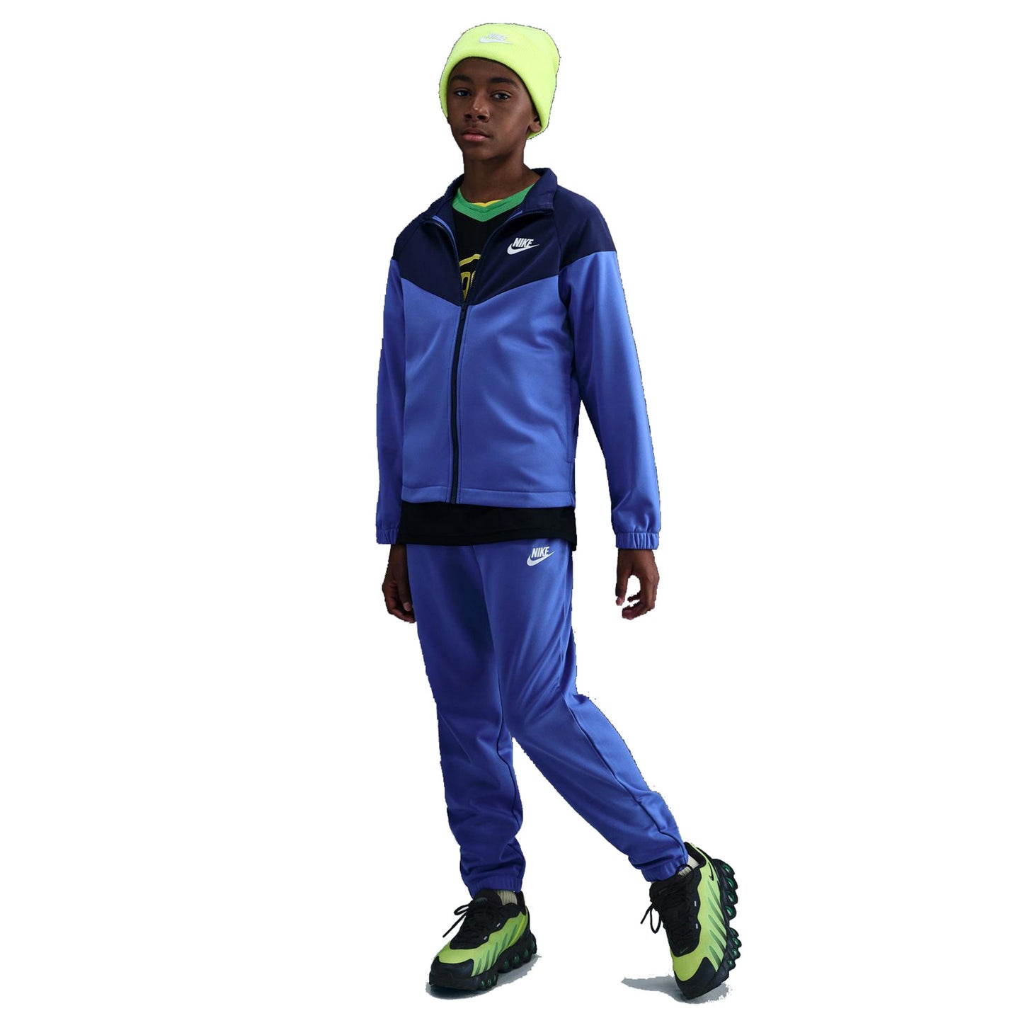 Nike Dri-Fit Full-Zip Survêtement Enfants-Bleu,Bleu Gris