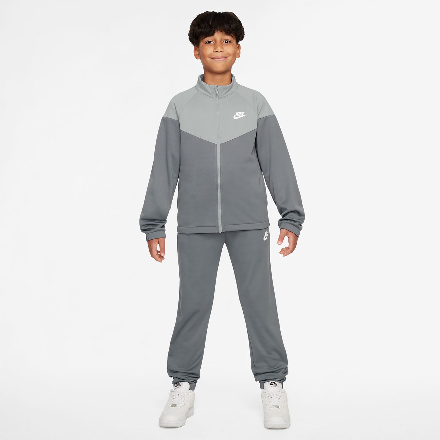 Nike Dri-Fit Full-Zip Survêtement Enfants-Gris