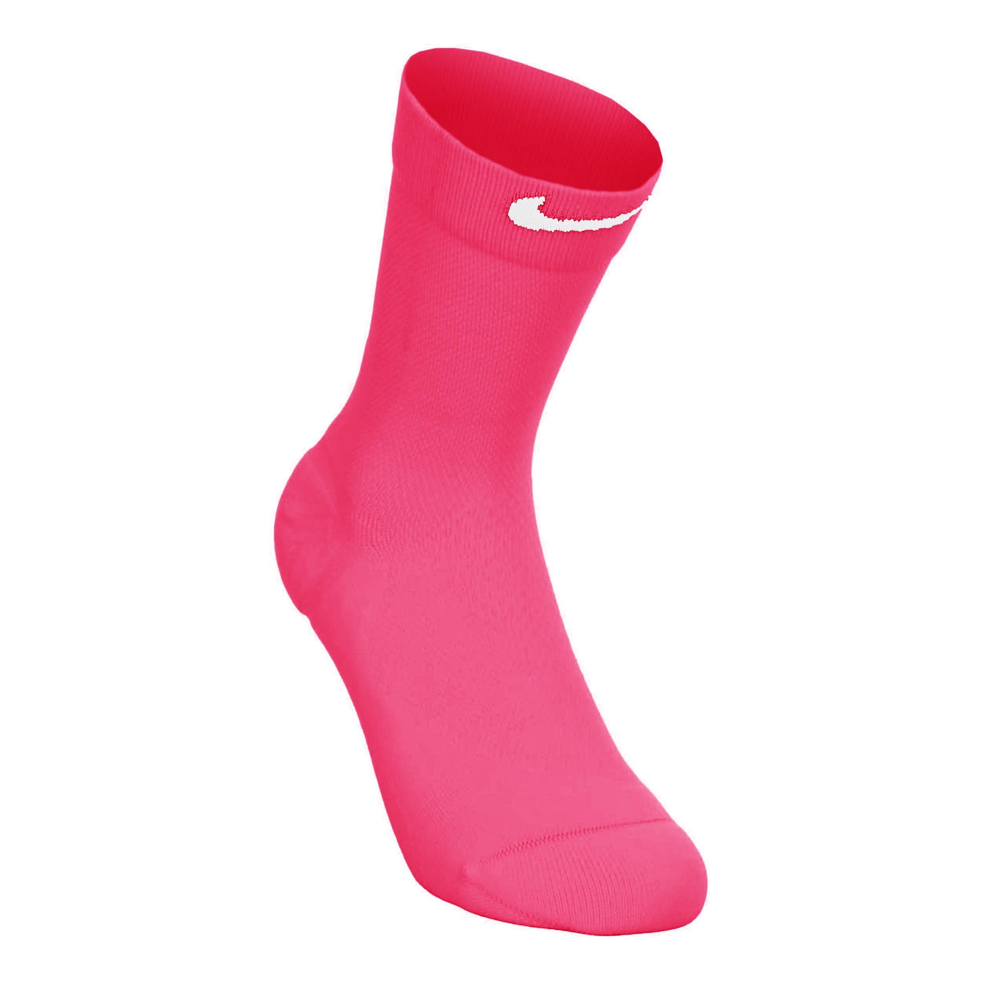 Nike Fast Midweight Crew Hardloopsokken-Pink,Zwart