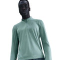 Pacer Half-Zip Maillot de course Hommes - turquoise, argent