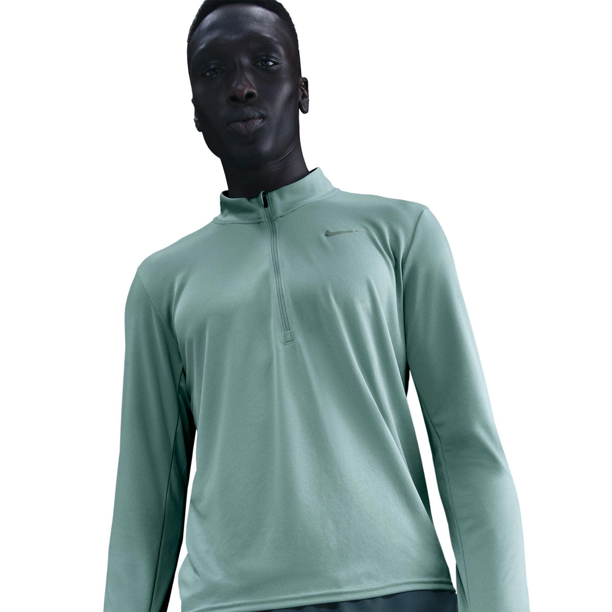 Nike Pacer Half-Zip Maillot de course Hommes - turquoise, argent