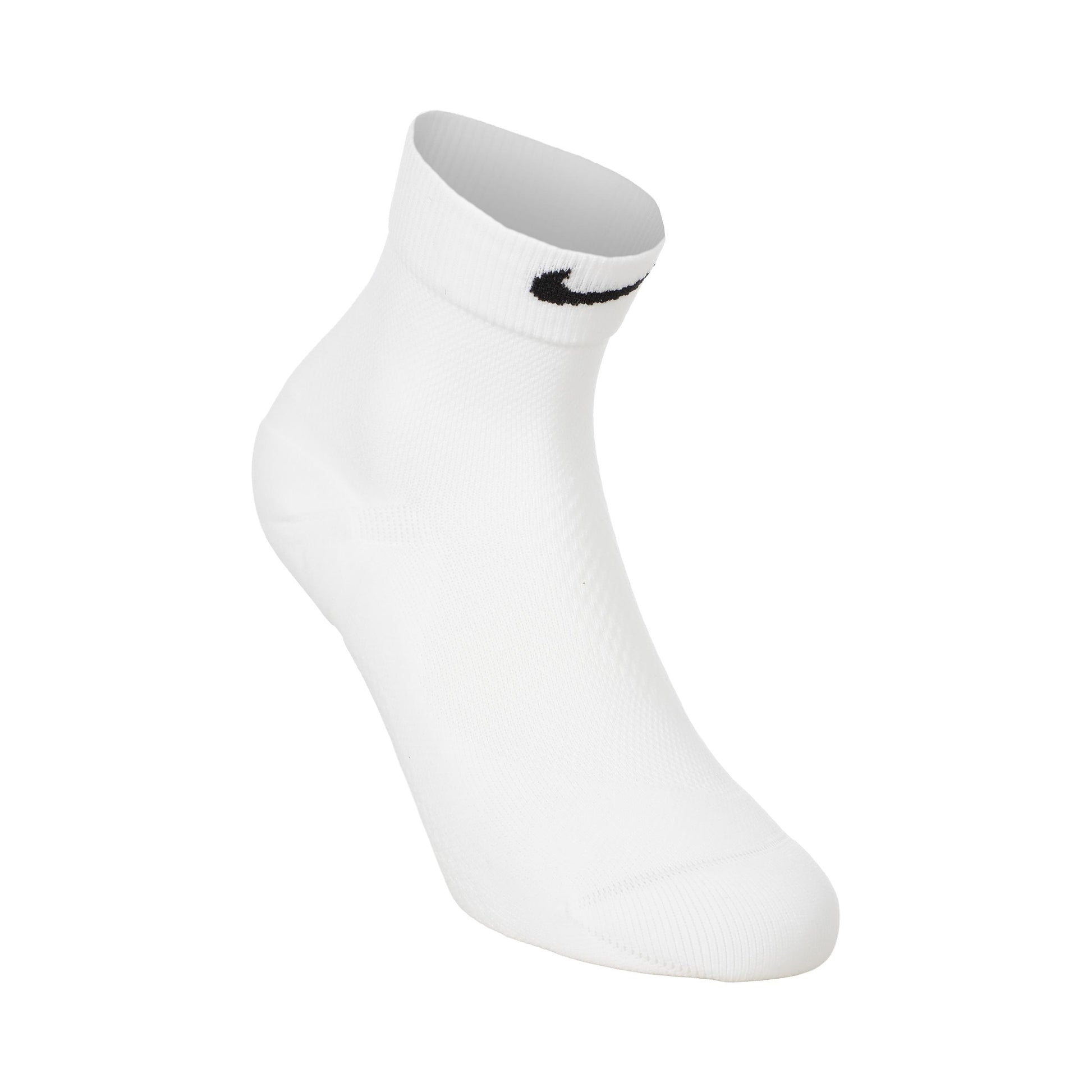 Nike Fast Midweight Ankle Hardloopsokken Unisex - wit, neongroen